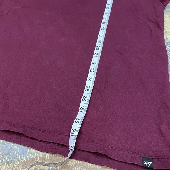 Texas A&M Retro Shirt Medium NCAA Aggies Maroon Flag ‘47 Football SEC - Picture 5 of 8